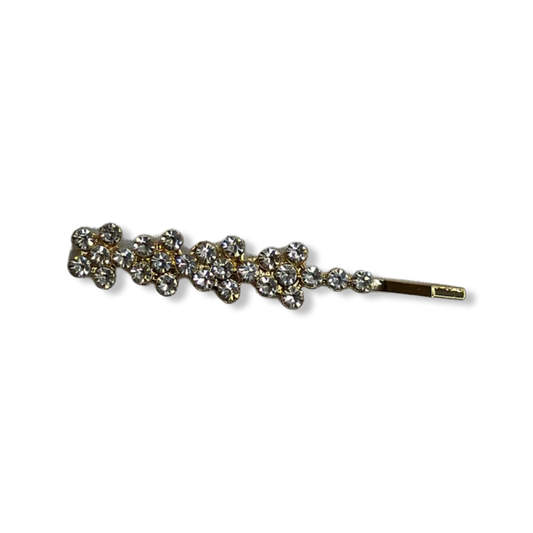 Flower Diamond Clips