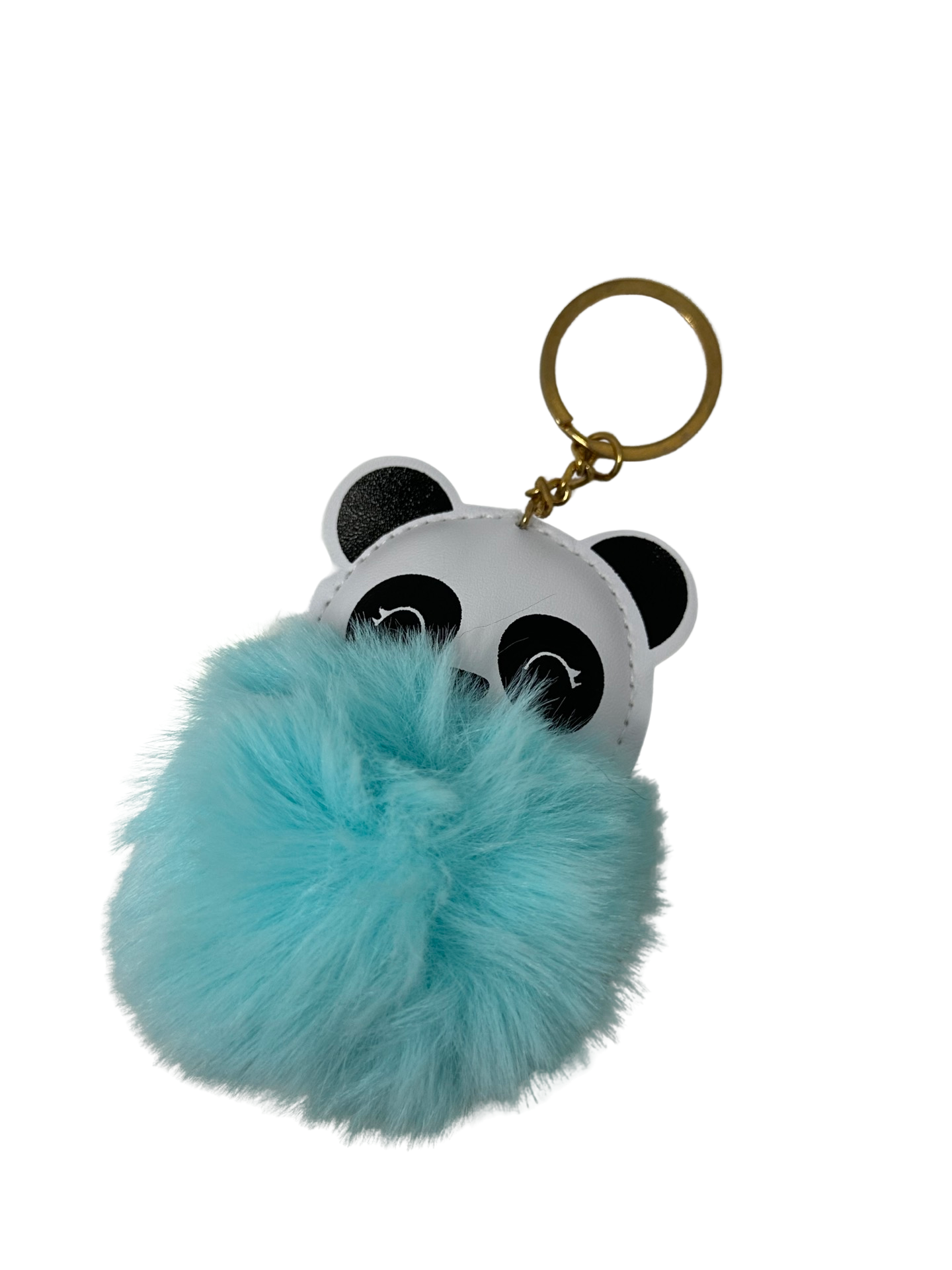 Fluffy Panda Keychain