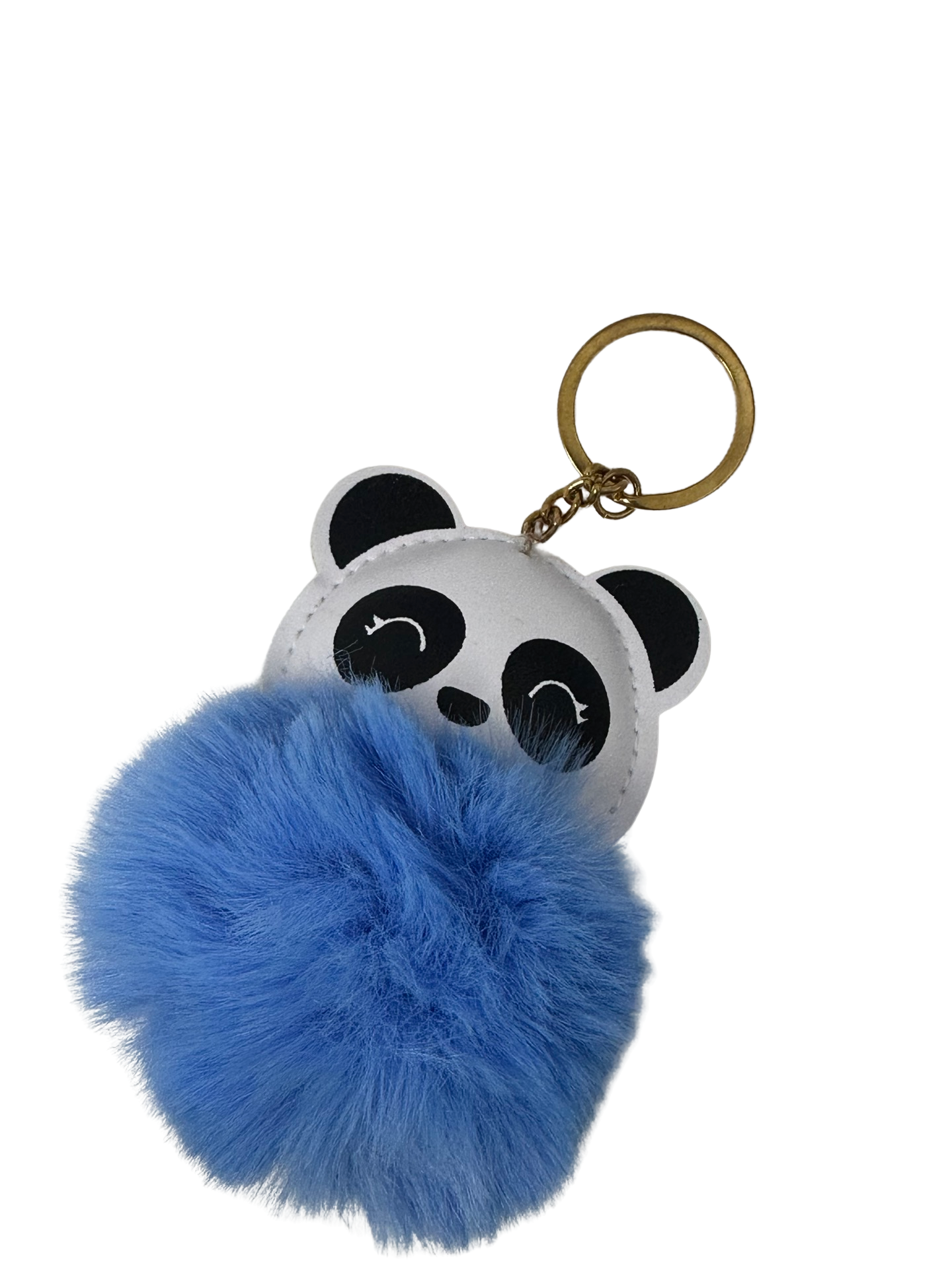 Fluffy Panda Keychain